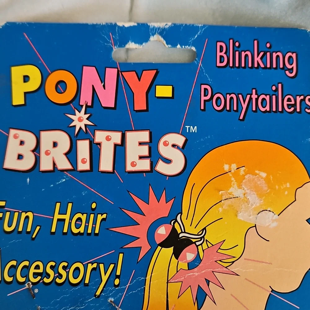 NWT Vintage Pony Brites Ponytail Holders